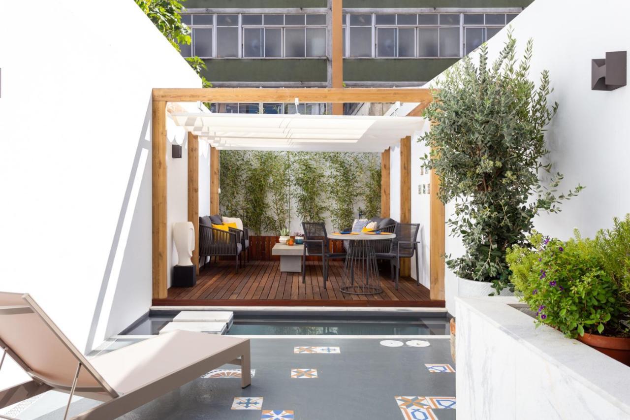Stupendo- Two Rooms, Patio With Refreshing Pond-Center-Air Conditioning-Free Park Лиссабон Экстерьер фото