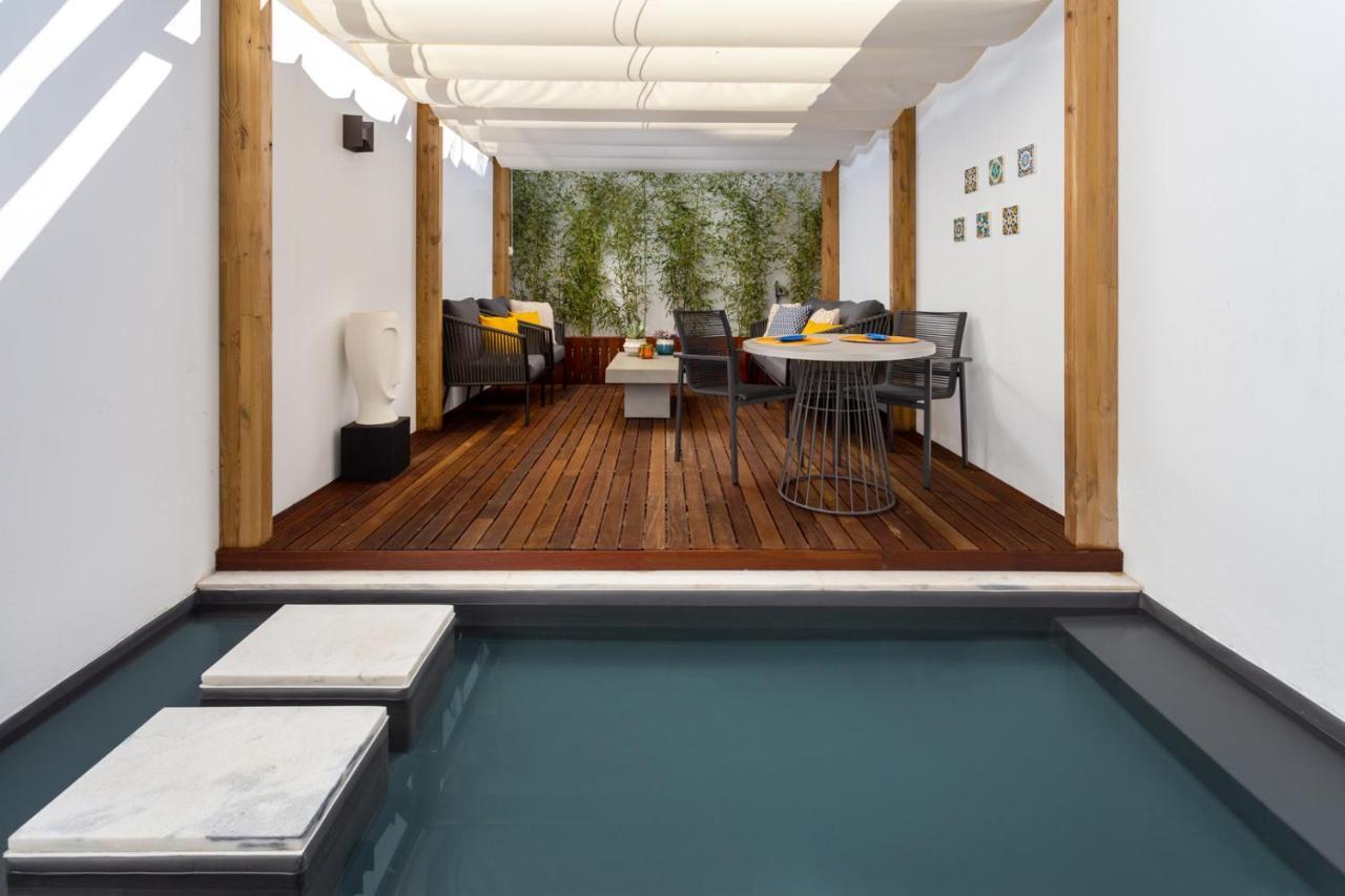 Stupendo- Two Rooms, Patio With Refreshing Pond-Center-Air Conditioning-Free Park Лиссабон Экстерьер фото